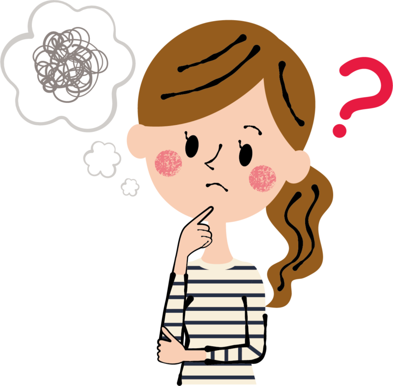 疑問のある女性